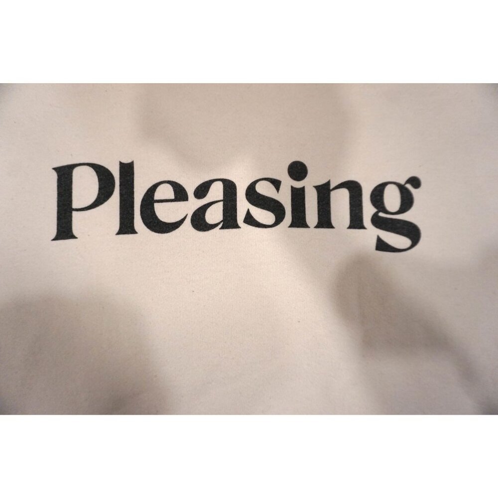 Pleasing Harry Styles Unisex Cream Crewneck - Size L - Picture 4 of 10